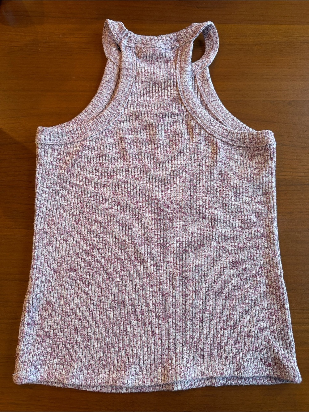 Maeve Ribbed Heathered Halter Tank - Picture 3 of 4